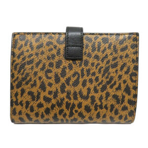 Celine fold Leopard Wallet Compact Bi